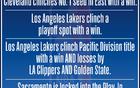 NBA: 湖人勝鎖定季后賽，太陽(yáng)敗國(guó)王晉級(jí)附加賽。