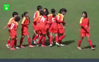 中國女足U16大勝烏茲U16，伊戴帽，蔣靜璇世界波進(jìn)球。