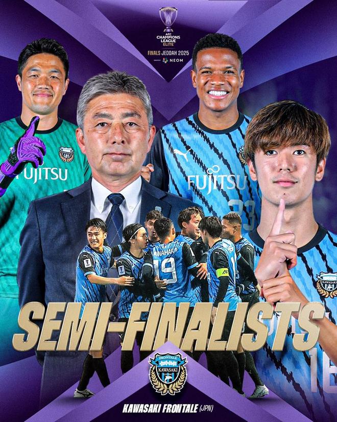 亞冠四強川崎勝薩德，成東亞獨苗，沙特三強圍攻。