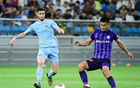 深圳新鵬城勝天津津門虎，杜加利奇頭球制勝。
