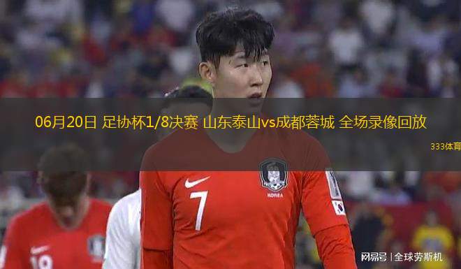 06月20日 足協(xié)杯1/8決賽 山東泰山vs成都蓉城 全場錄像回放
