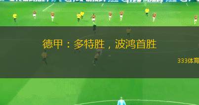 德甲：多特勝，波鴻首勝