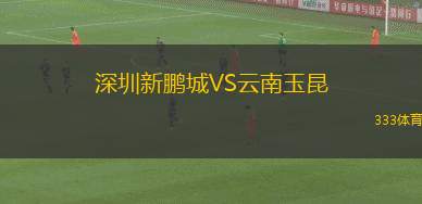 深圳新鵬城VS云南玉昆