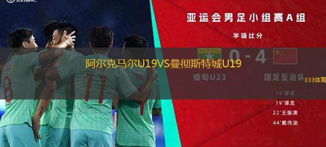 阿爾克馬爾U19VS曼徹斯特城U19