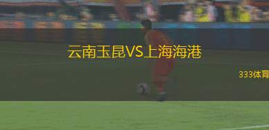 云南玉昆VS上海海港